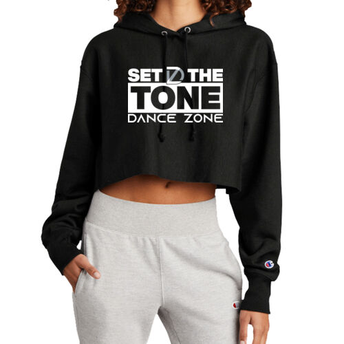 Women's Reverse Weave® Cropped Cut Off Hooded Sweatshirt Thumbnail