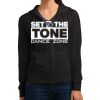 Women's Fitted Jersey Full Zip Hoodie Thumbnail