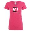Women’s Glitter V-Neck T-Shirt Thumbnail