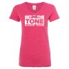 Women’s Glitter V-Neck T-Shirt Thumbnail